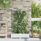 Macetero de Jardín 2 pcs 80 x 40 x 126 cm Plástico