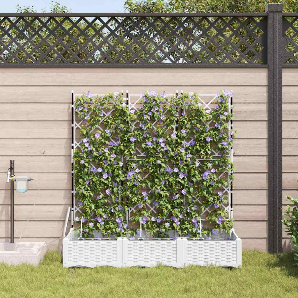 Macetero de Jardín 2 pcs 80 x 40 x 126 cm Plástico