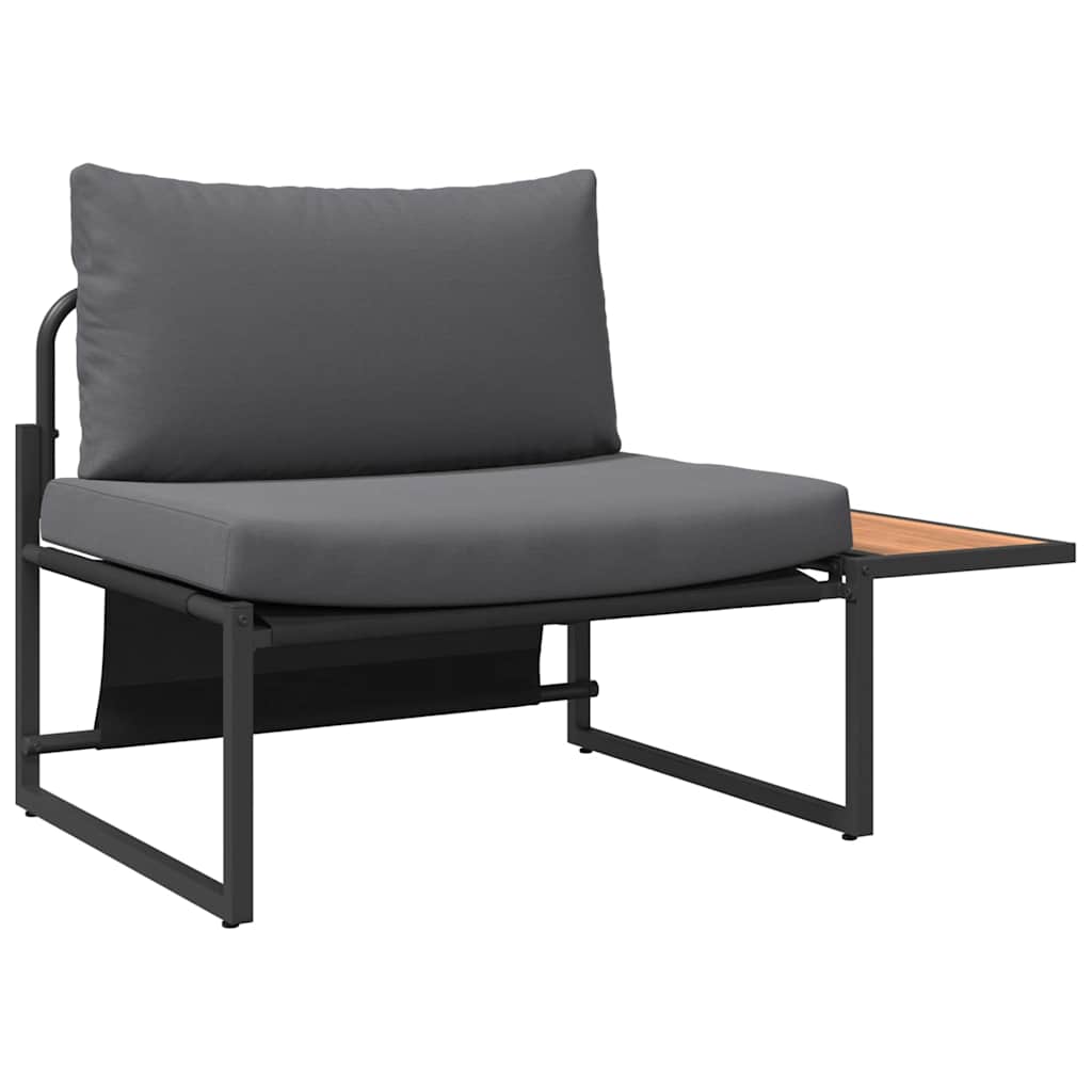 Conjunto de sofás de jardín 2 pcs Antracita Acero