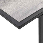Mesa de Jardín Gris 100 x 55 x 70 cm Madera