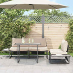 Mesa de Jardín Gris 100 x 55 x 70 cm Madera