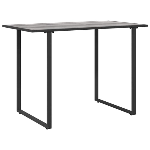 Grey Garden Table 100 x 55 x 70 cm Wood