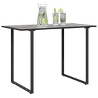 Mesa de Jardín Gris 100 x 55 x 70 cm Madera