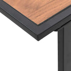 Mesa de Café Negro y Marrón 55 x 55 x 35 cm