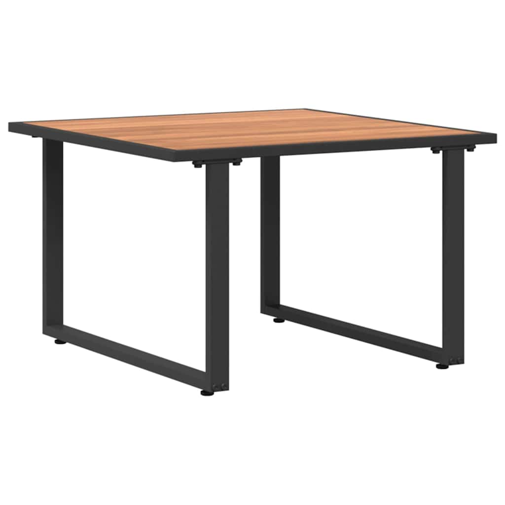 Mesa de Café Negro y Marrón 55 x 55 x 35 cm
