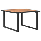 Mesa de Café Negro y Marrón 55 x 55 x 35 cm
