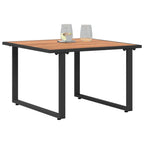 Mesa de Café Negro y Marrón 55 x 55 x 35 cm