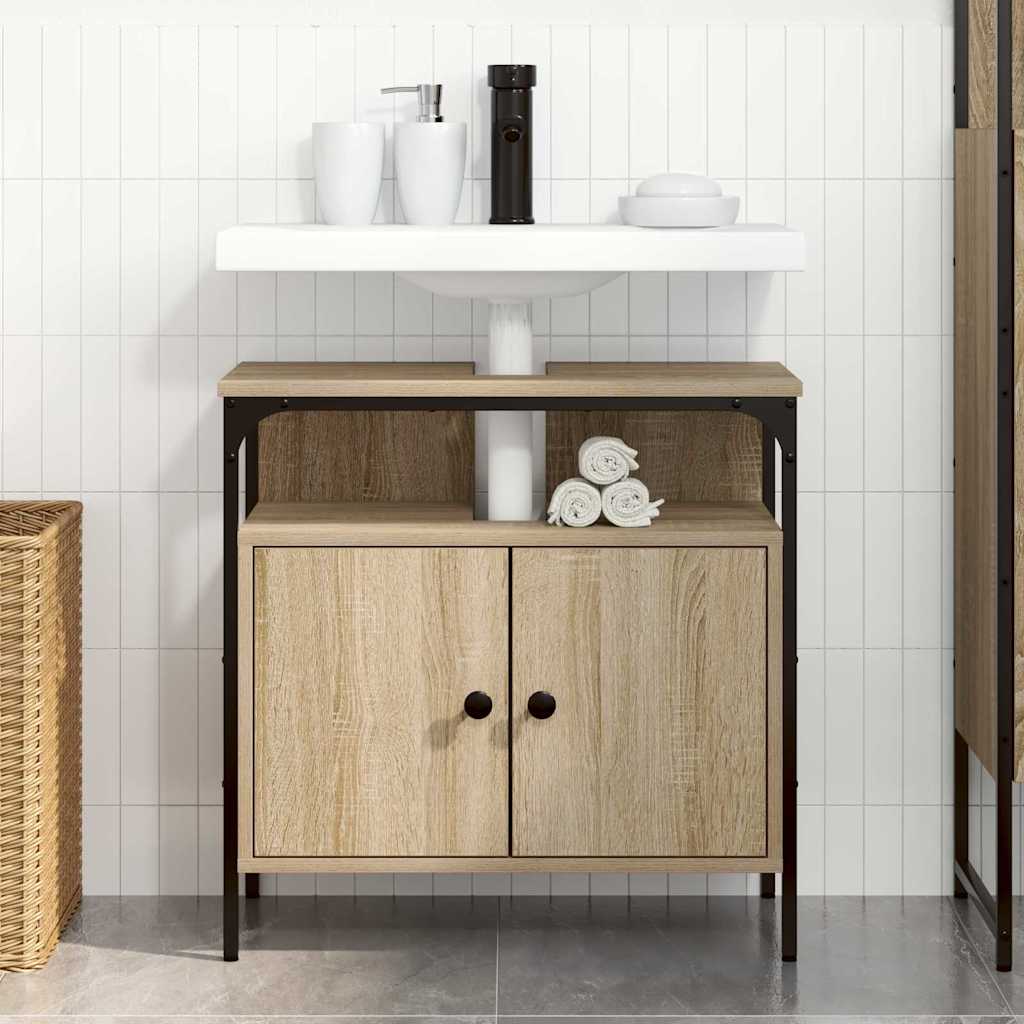 Gabinete de Baño Beige 60 x 30 x 60 cm Madera contrachapada