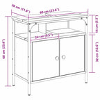 Gabinete de Baño Beige 60 x 30 x 60 cm Madera contrachapada