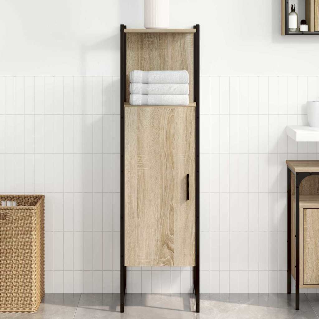 Gabinete de Baño Beige 33 x 33 x 120,5 cm Madera contrachapada