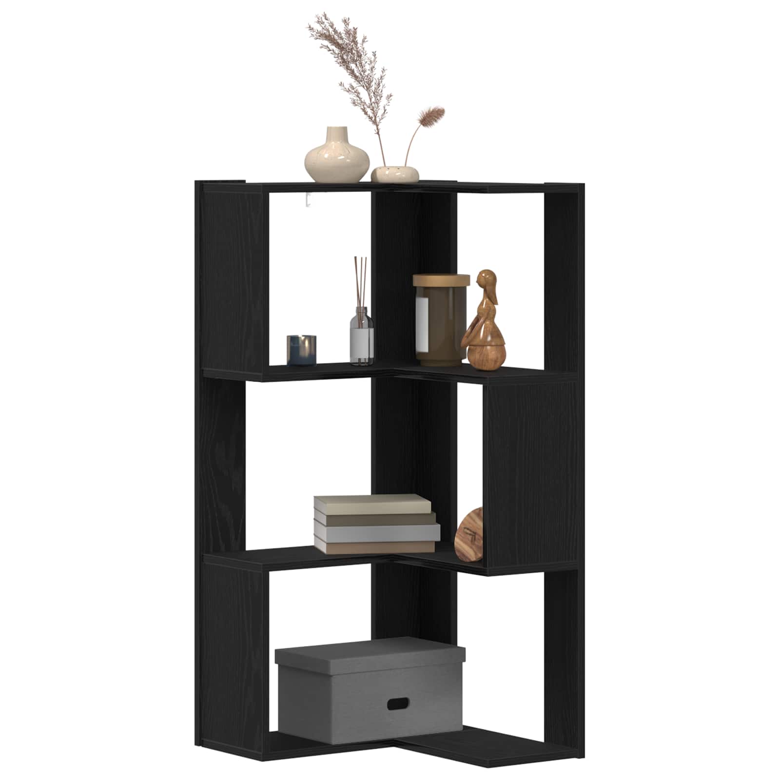 Estantería Roble Negro 50 x 50 x 102 cm