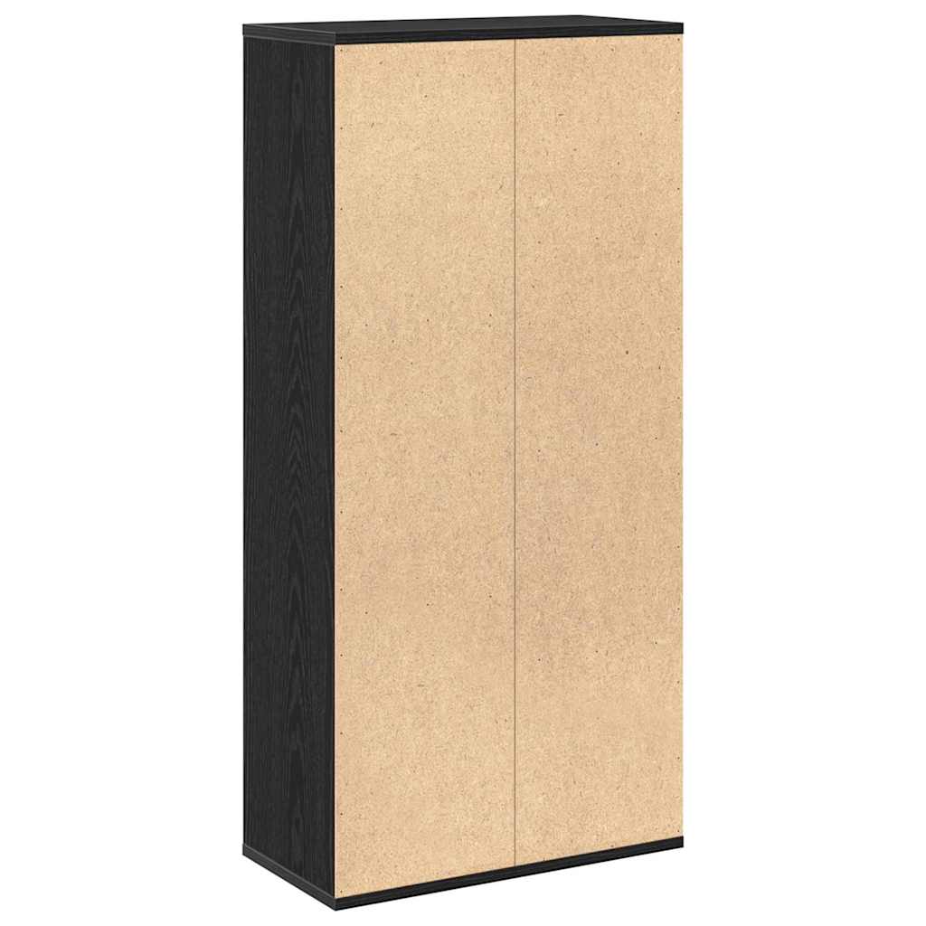 Estantería Roble Negro 50 x 25 x 102 cm