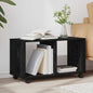 Mesa Auxiliar con estante Roble Negro 72 x 33 x 42,5 cm