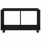 Mesa Auxiliar con estante Roble Negro 72 x 33 x 42,5 cm