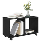 Mesa Auxiliar con estante Roble Negro 72 x 33 x 42,5 cm
