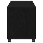 Mesa Auxiliar con estante Roble Negro 72 x 33 x 42,5 cm