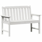 Banco de jardín 120 x 59 x 88 cm HDPE