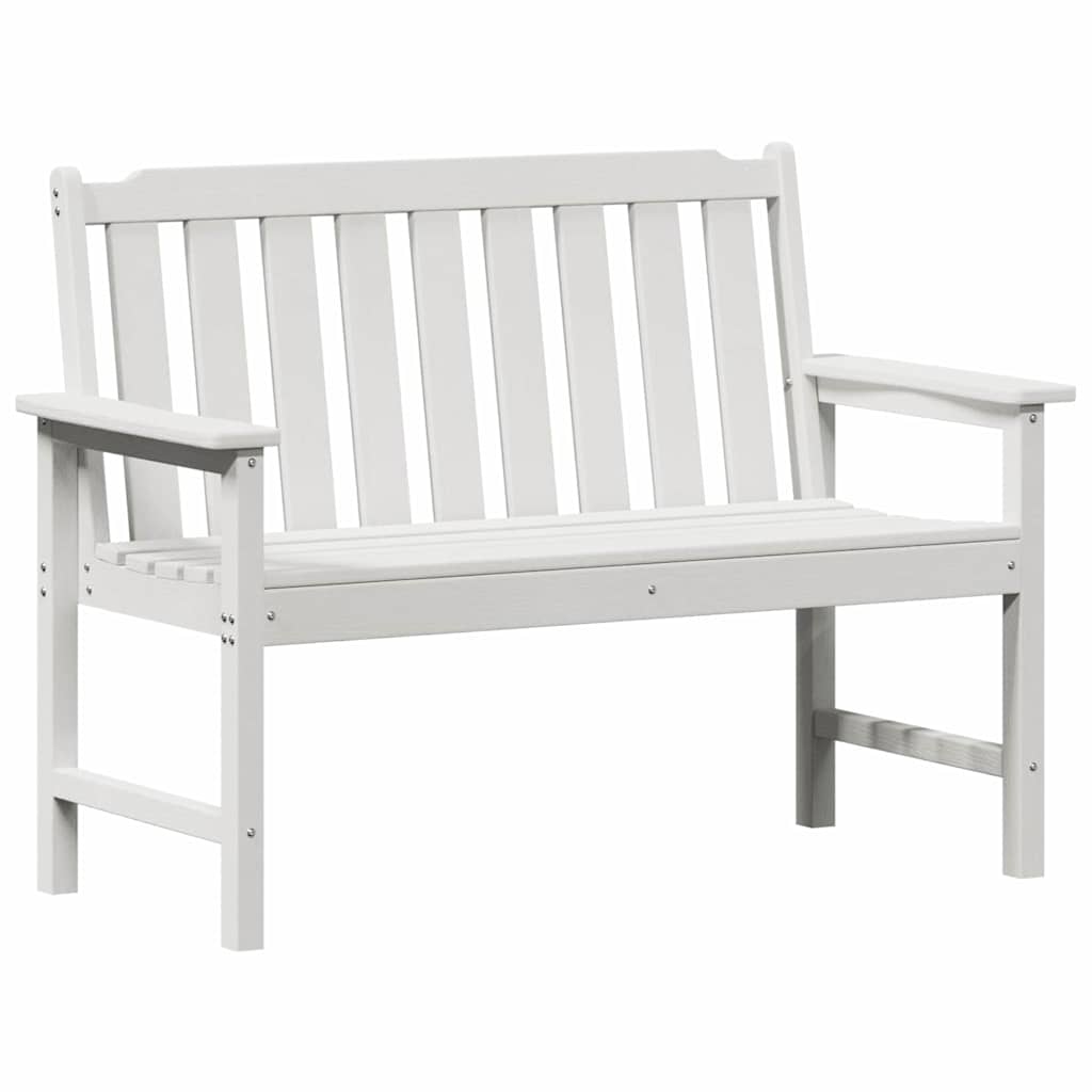 Banco de jardín 120 x 59 x 88 cm HDPE