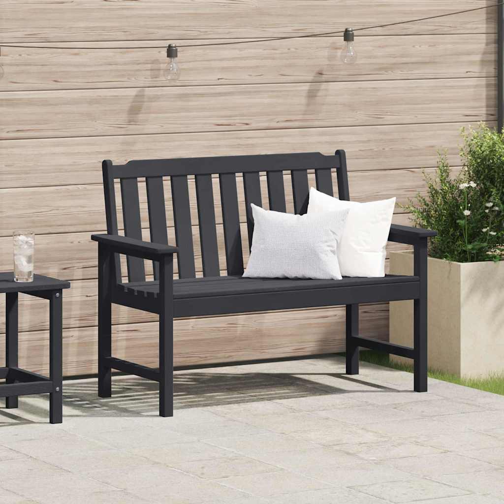 Banco de jardín 120 x 59 x 88 cm HDPE