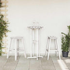 Taburete de bar 2 pcs 52 x 43 x 73,5 cm HDPE