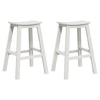 Taburete de bar 2 pcs 52 x 43 x 73,5 cm HDPE