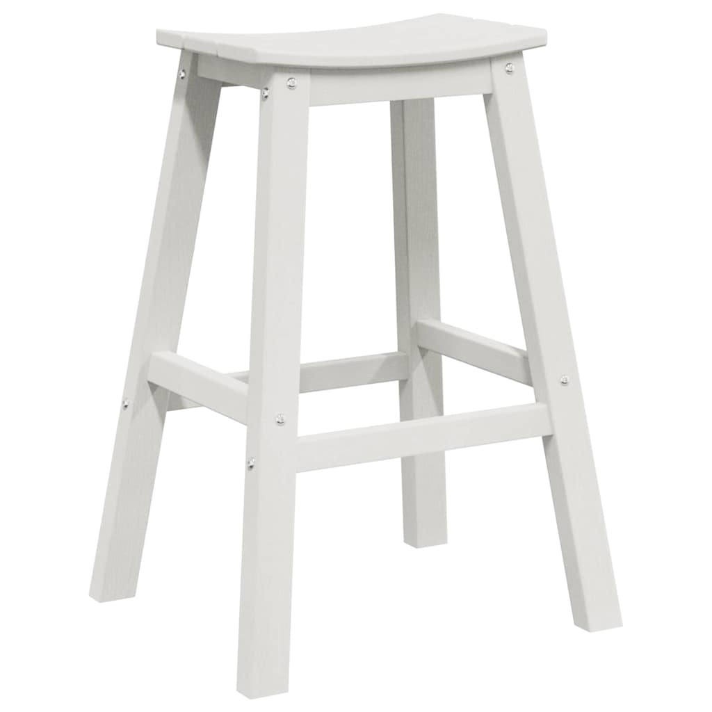 Taburete de bar 2 pcs 52 x 43 x 73,5 cm HDPE