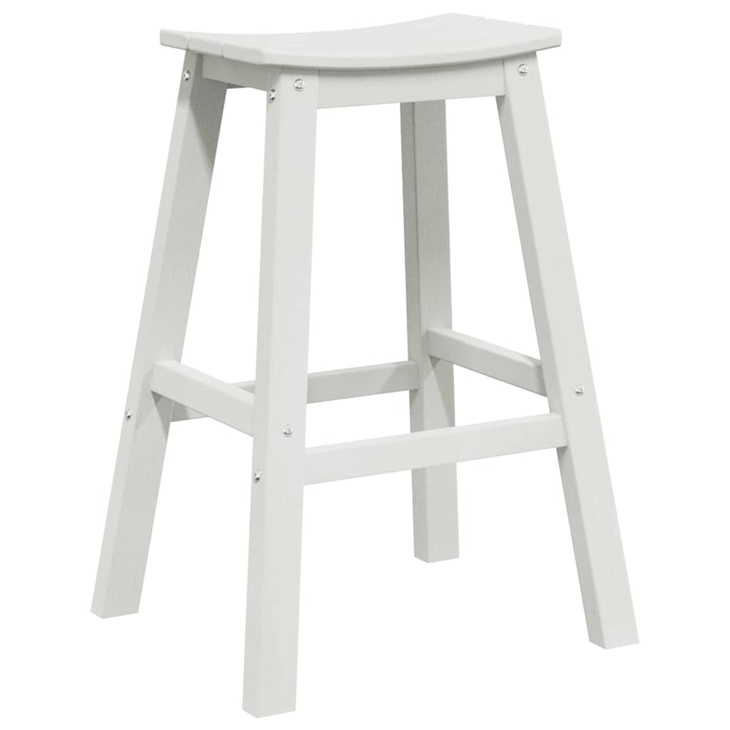 Taburete de bar 2 pcs 52 x 43 x 73,5 cm HDPE