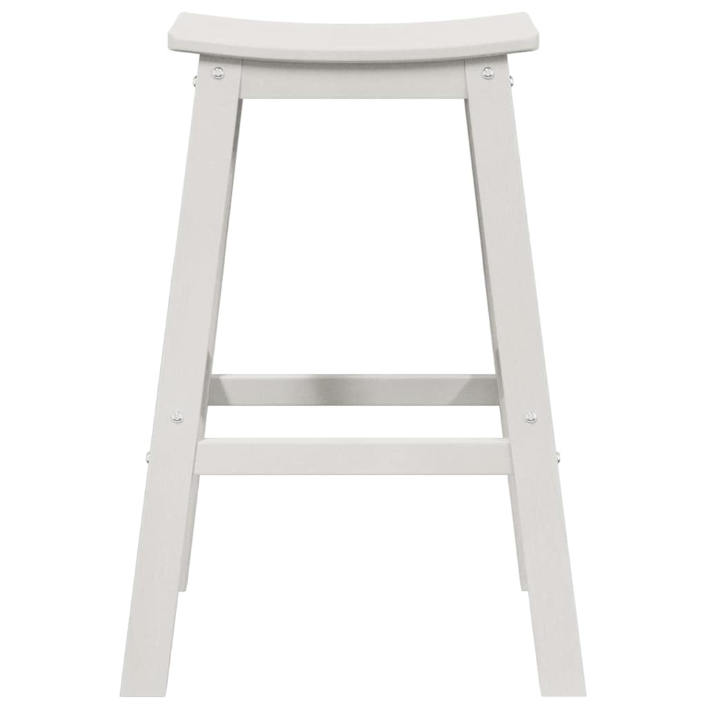 Taburete de bar 2 pcs 52 x 43 x 73,5 cm HDPE