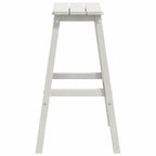 Taburete de bar 2 pcs 52 x 43 x 73,5 cm HDPE