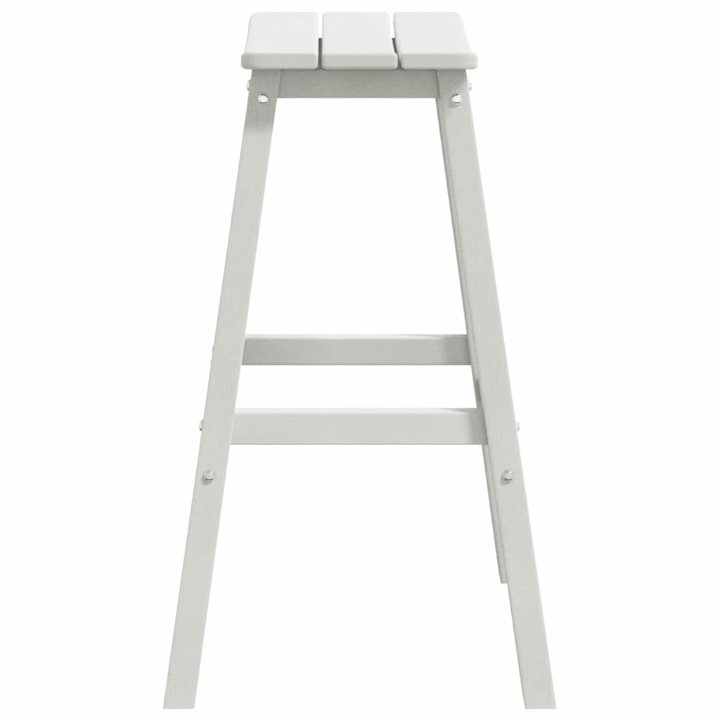 Taburete de bar 2 pcs 52 x 43 x 73,5 cm HDPE