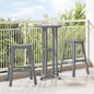 Bar stool 2 pcs 52 x 43 x 73.5 cm HDPE