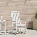 Silla mecedora de jardín 92 x 70 x 108cm HDPE