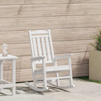 Silla mecedora de jardín 92 x 70 x 108cm HDPE