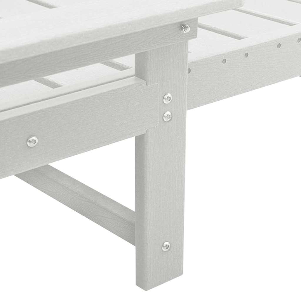 Tumbona 195,5 x 53 x 98,5 cm HDPE
