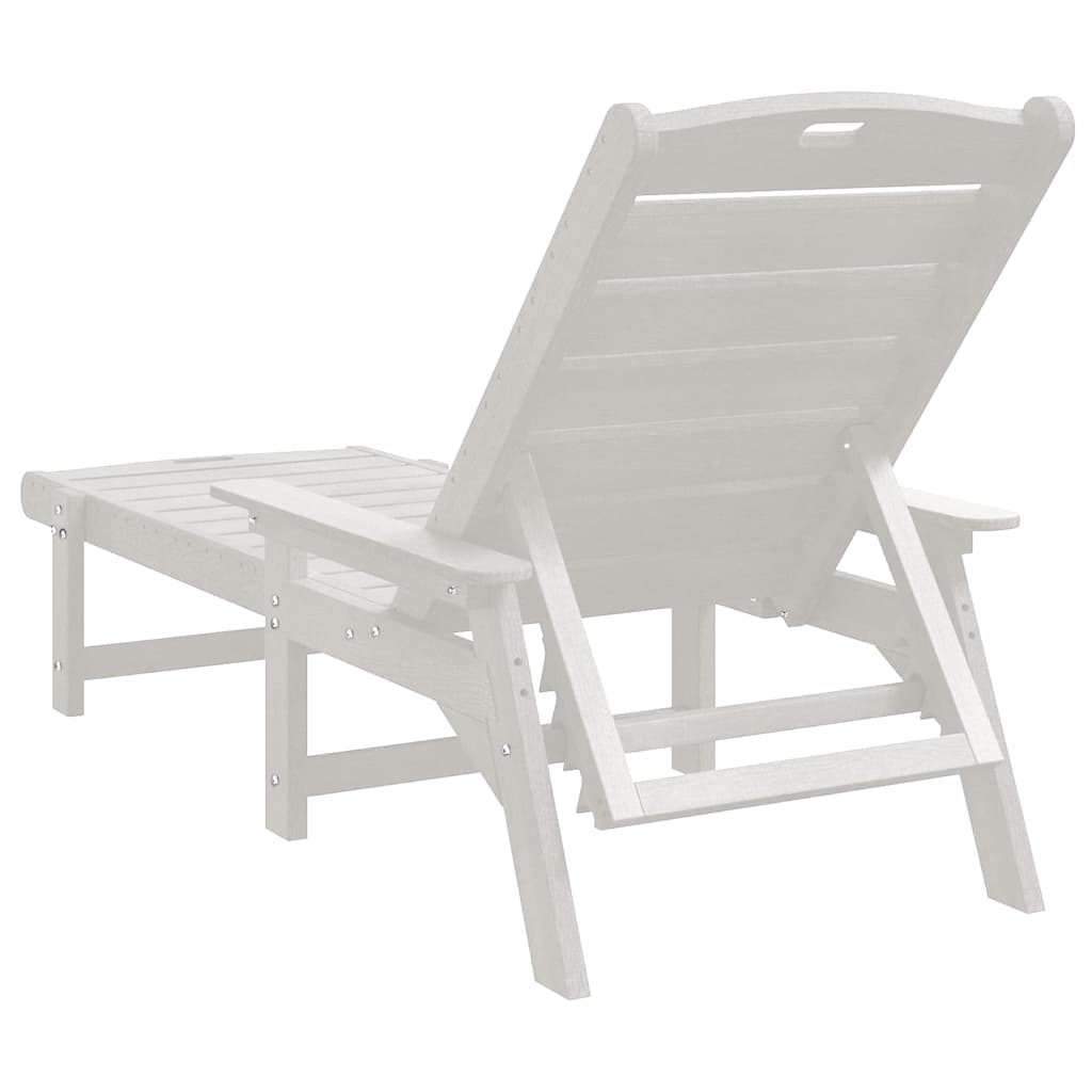 Tumbona 195,5 x 53 x 98,5 cm HDPE