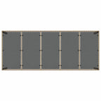 Conjunto de Comedor de Jardín 11 pcs Beige ratán sintético