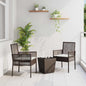 Conjunto Bistrô de Jardim 3 peças Bege vime sintético