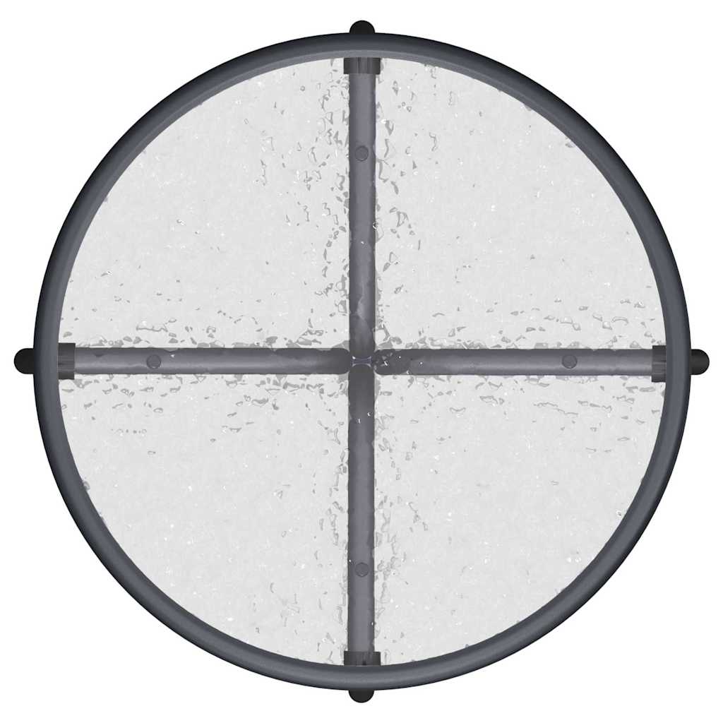Juego Bistro de Jardín 3 pcs Gris Acero