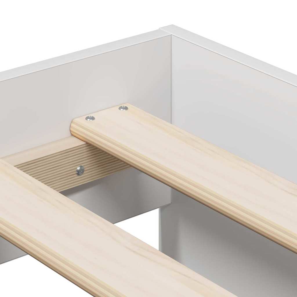 Estructura de cama con cajón 70 x 190 cm Madera contrachapada