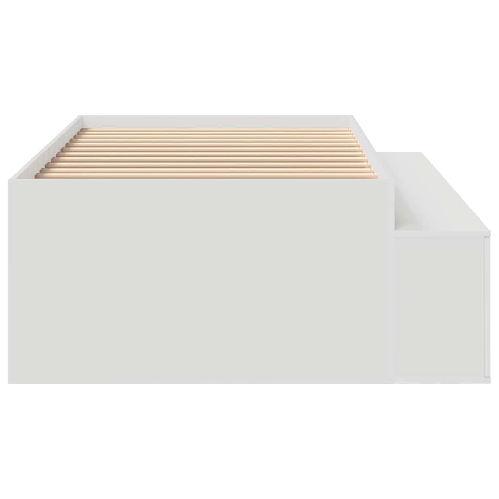 Estructura de cama con cajón 70 x 190 cm Madera contrachapada