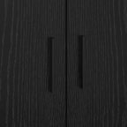 Estructura de cama Roble Negro 70 x 190 cm Madera contrachapada
