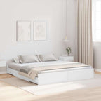 Cama con almacenamiento 120 x 190 cm Madera contrachapada