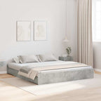 Cama con almacenamiento 120 x 190 cm Madera contrachapada