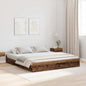 Cama con almacenamiento 120 x 190 cm Madera contrachapada