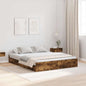Cama con almacenamiento 120 x 190 cm Madera contrachapada