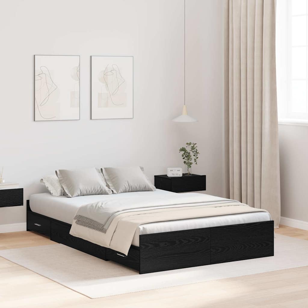 Cama con almacenamiento 120 x 190 cm Madera contrachapada