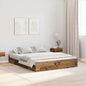 Cama con almacenamiento 120 x 190 cm Madera contrachapada