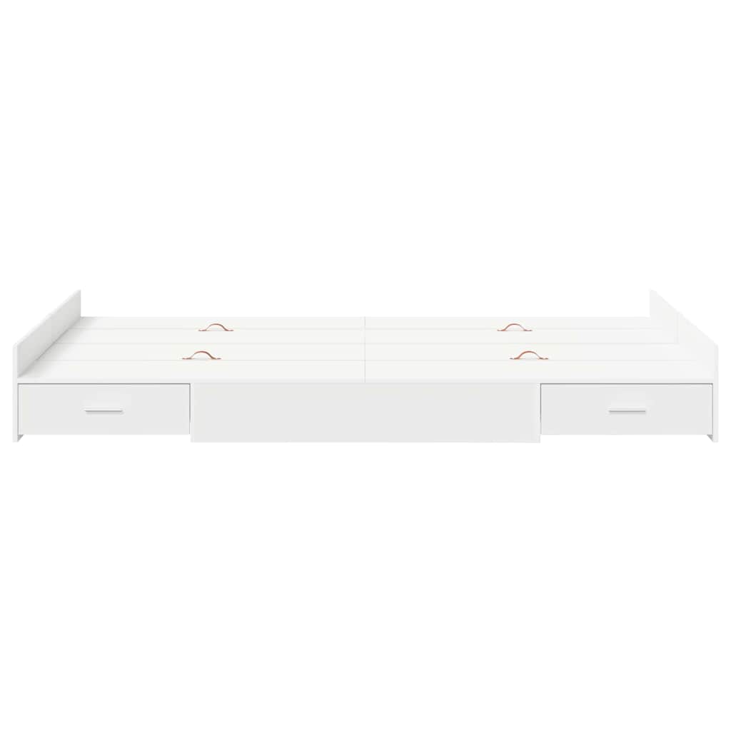 Cama con almacenamiento 120 x 190 cm Madera contrachapada