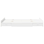 Cama con almacenamiento 120 x 190 cm Madera contrachapada