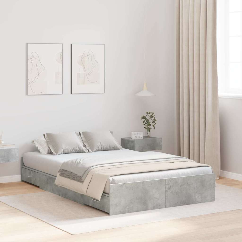 Cama con almacenamiento 120 x 190 cm Madera contrachapada